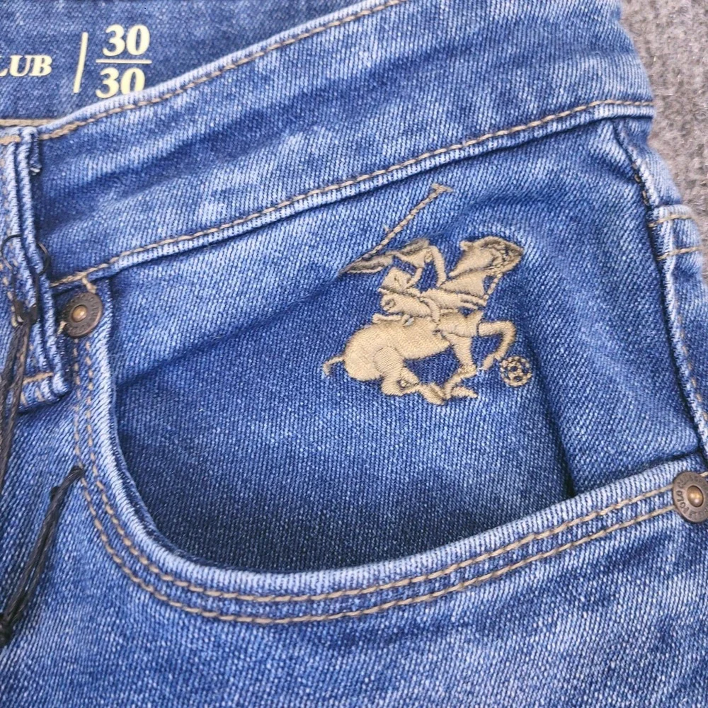 NWT Beverly Hills‎ Polo Club Jeans Mens 30x30 Slim Modern Stretch Tapered